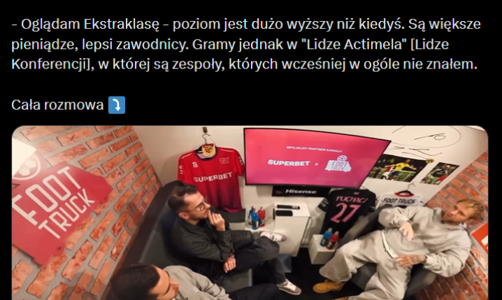 Tymoteusz Puchacz MOCNO nt. POZIOMU Ekstraklasy i ''Ligi Actimela'' xD